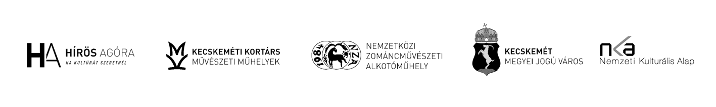 Zománc Kiállítás logók